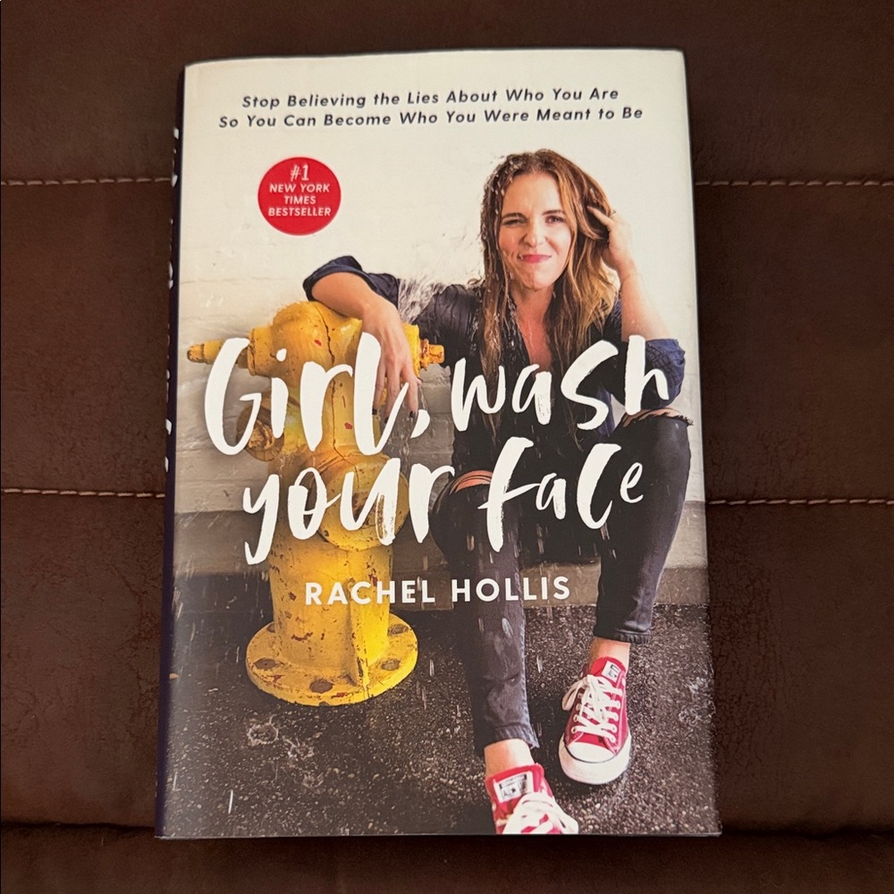 Girl, Wash Your Face by Rachel Hollis - Paperback Book (White, Yellow, Red)